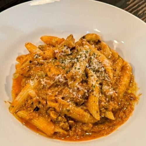 ムール貝のラグーソースペンネ