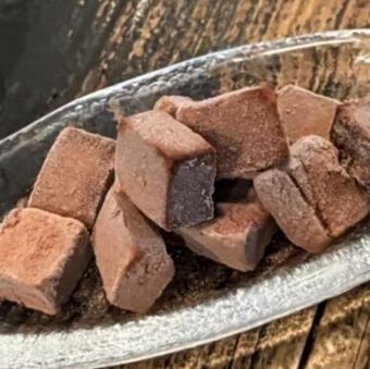 自家製生チョコレート