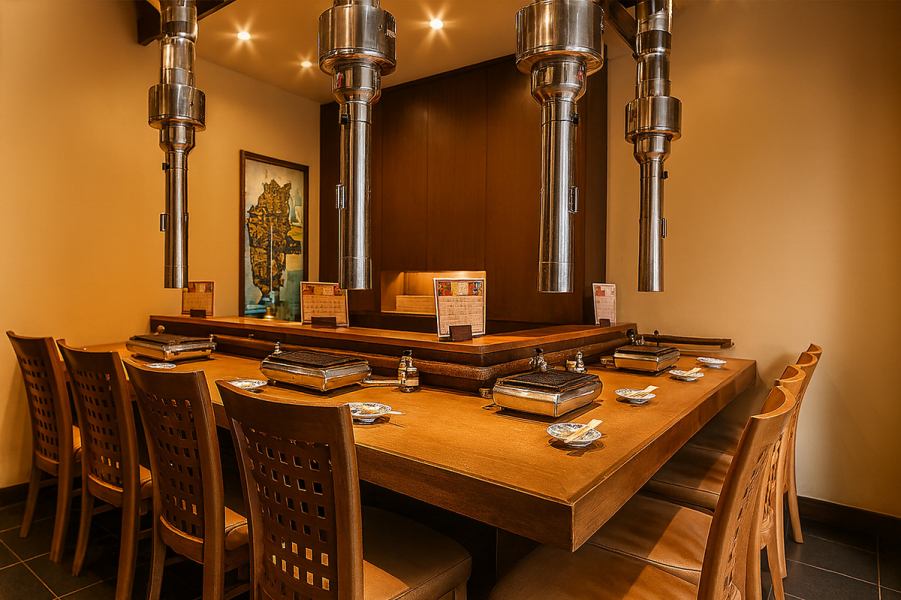 【お一人様も大歓迎です★】仕事帰りのお一人様も大歓迎◎自分で焼くスタイルなので、誰にも邪魔されずに楽しめます★