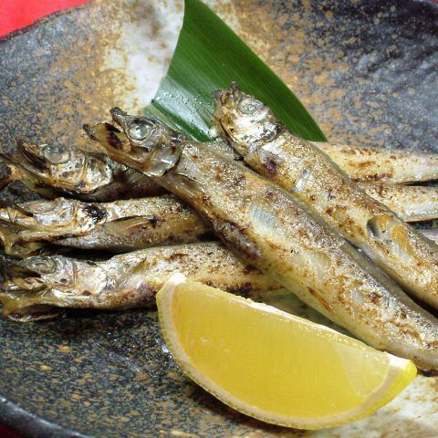 子持ちししゃも焼