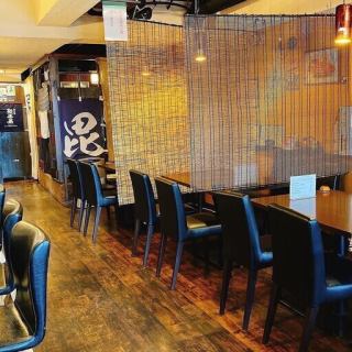 25名様～最大33名様で貸切可能です。(席のみのご予約は出来かねます。飲み放題付きコース専用です。)