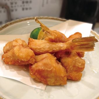真フグの唐揚げ