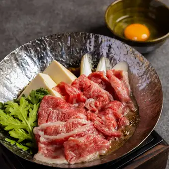 【新潟名物】村上牛のすき焼き