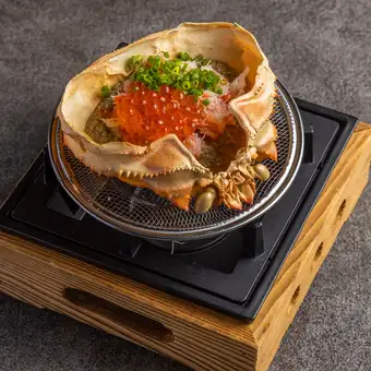蟹味噌甲羅焼き