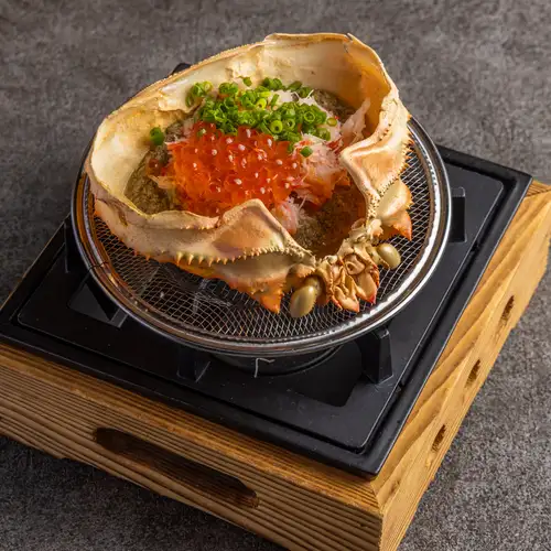 蟹味噌甲羅焼き