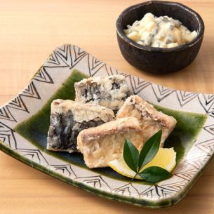 Deep-fried mackerel