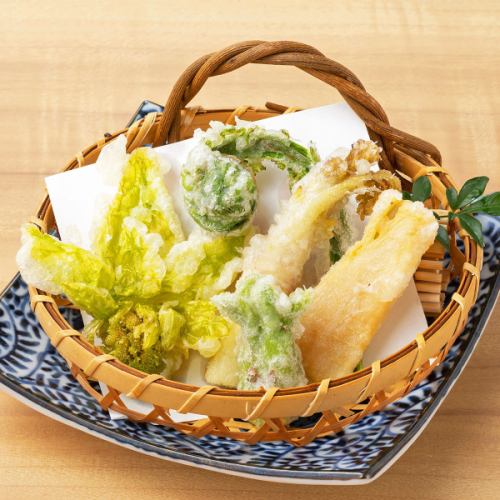 春・山菜 天布羅盛り