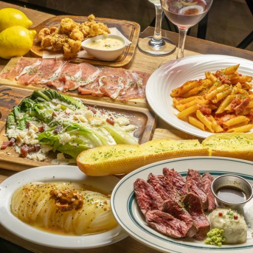 忘年会にオススメ!【5000円コース】100分飲み放題付き◇全7品5000円(税込)