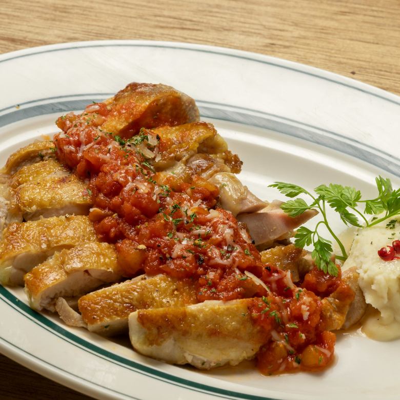 熟成鶏のイタリアンステーキ200g