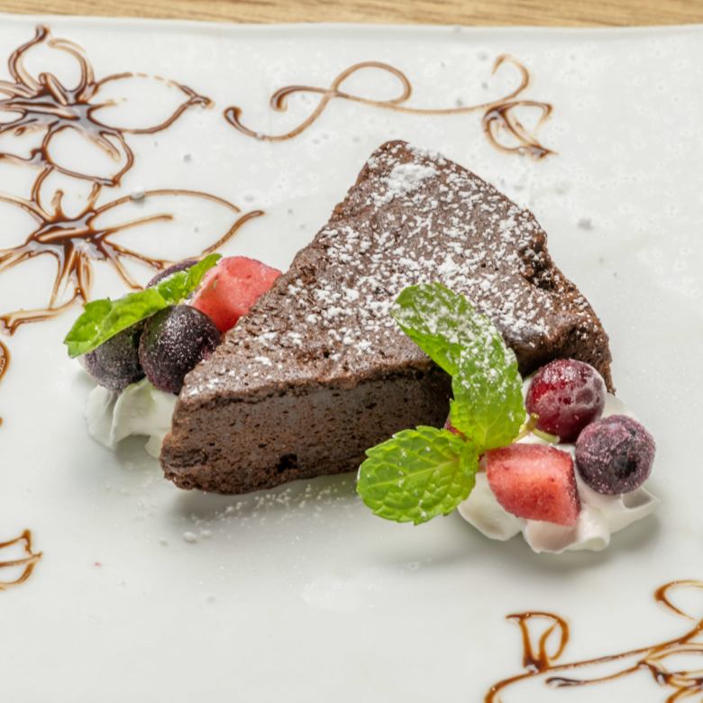 自家製ガトーショコラ