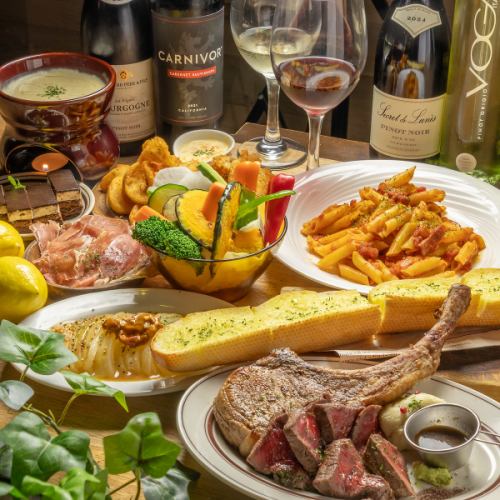 Courses with all-you-can-drink are available from 4,000 yen (tax included)♪