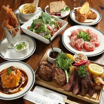 牛ステーキ含む★150分コース飲み放題付き! 《全8品》