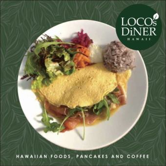 Hawaiian Hotels Omelette (lunch single item with soup)