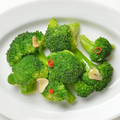 Garlic flavored broccoli