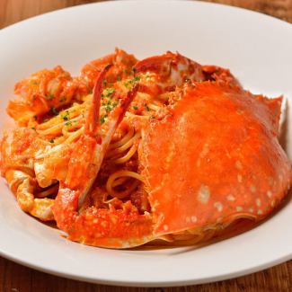 Specialty! Migratory crab in tomato sauce