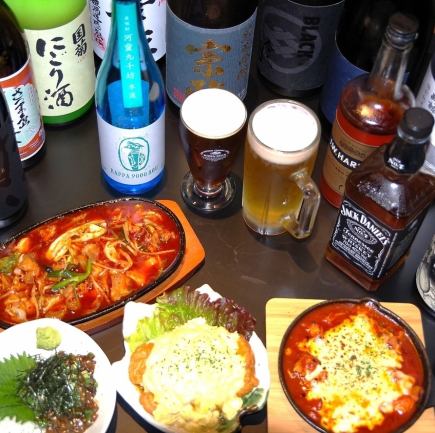 【飲み放題付き◇】≪全6～7品≫お手軽コース　お1人様4,500円(税込)