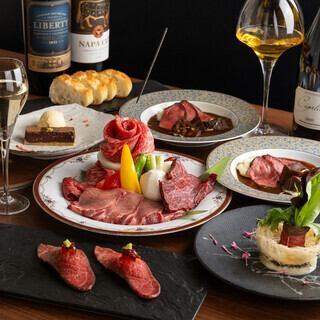 【12/24-25限定!】グルメな聖夜を黒毛和牛で過ごす「クリスマスコース」 12,000円