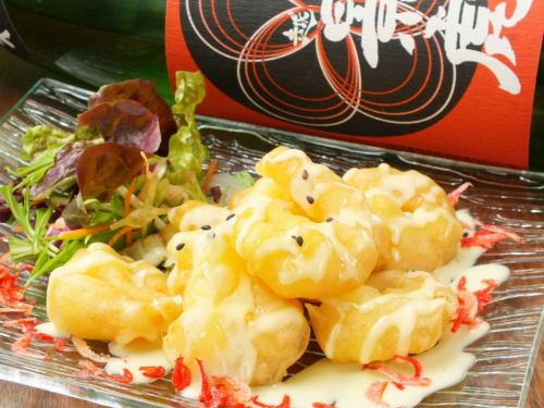 当店自慢の海老のマヨネーズ和え！！お子様にも大人気♪ビールや梅酒との相性も抜群