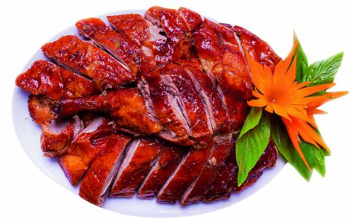 大人数なら鴨の炭焼き