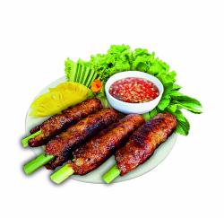 豚肉のレモングラス炭焼き