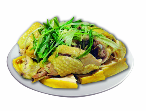 鶏肉の葱と生姜蒸し