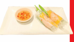 海老と豚肉の生春巻き