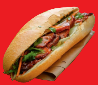 豚炭焼きのバインミー