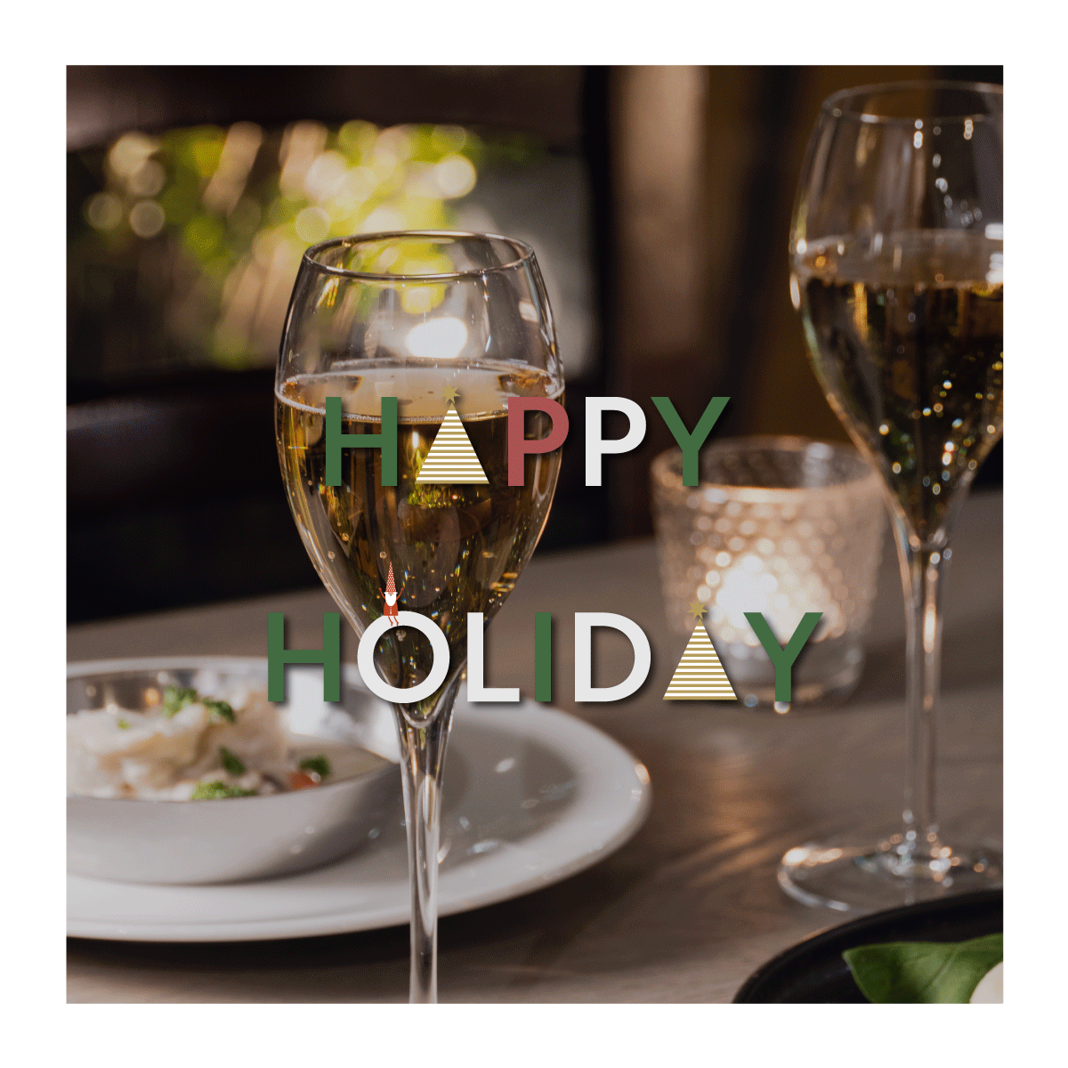 12/18~25の灯り揺れる聖夜に。Xmas2時間飲み放題付きプレミアムディナーコースお一人様11000円