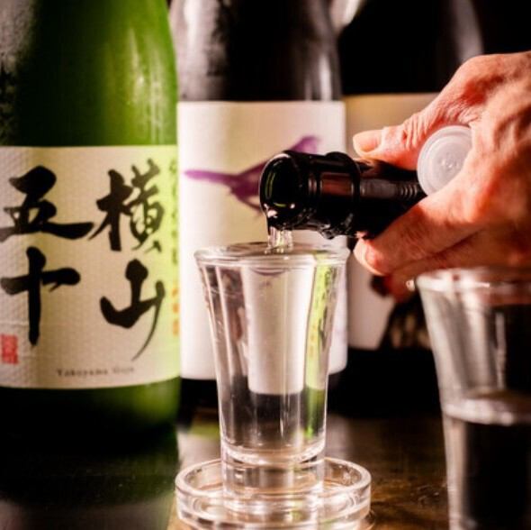 日本酒も豊富に取り揃えております！