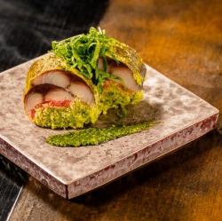 炙りしめ鯖と大葉タブレ棒寿司