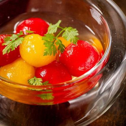 ミニトマトの梅酒煮