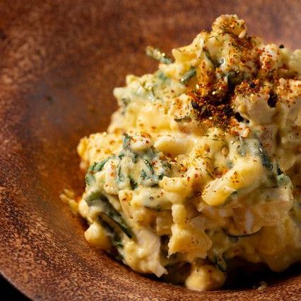 あごだしで仕上げたおでんじゃがいものポテサラ