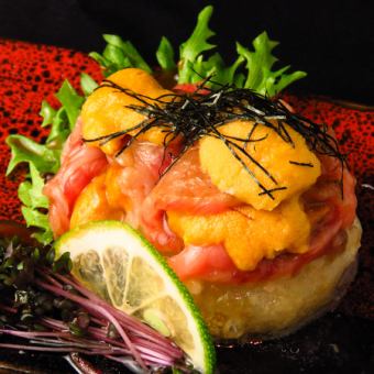 [Sea urchin wagyu beef roll course] Total 8 dishes + 120 minutes [All you can drink] ⇒ 6000 yen