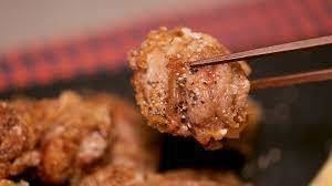 Deep-fried awaodori chicken