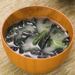 Natural Naruto wakame miso soup