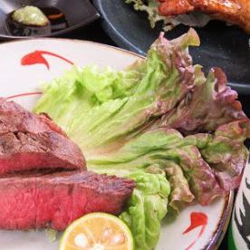 【2】【魔王・獺祭・阿波の地酒等１５０種飲放】秋・阿波牛&尾鶏コース６５００円→６０００円