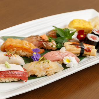 ◆Lunch-only course◆ Chef's choice 8 nigiri + miso soup included≪Nigiri Lunch Aoi≫ 3,850 yen (tax included)