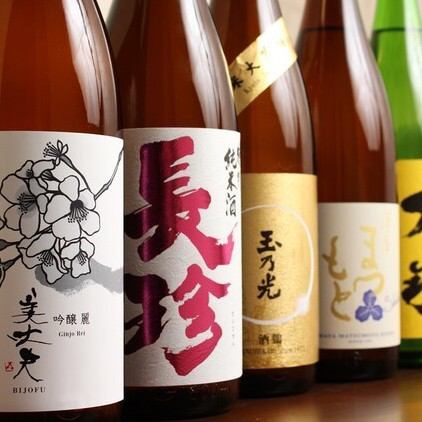 ◇ We have sake and shochu from all over Japan ◇