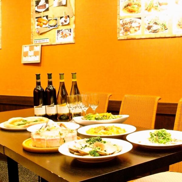 都会の喧騒を離れられる空間は、ちょっぴり大人な気分♪気取らずに食べられる美味しいイタリアンとワインで、より「グラン・パ中野新井店」を楽しんで頂けます◎お食事はもちろん、ちょっとオシャレな宴会でのご利用にもオススメです！
