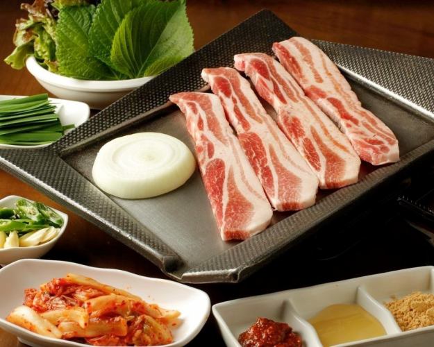 【Samgyeopsal】大宴会·女生派对套餐!!☆120分钟可以喝