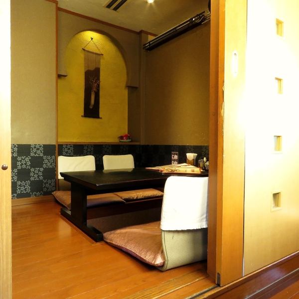 [Private room] The table private room on the 1st floor is recommended for 2 to a small number of people! It's a completely private room, so it's perfect for family meals and lunches. increase.You can also earn valuable points by making online reservations.
