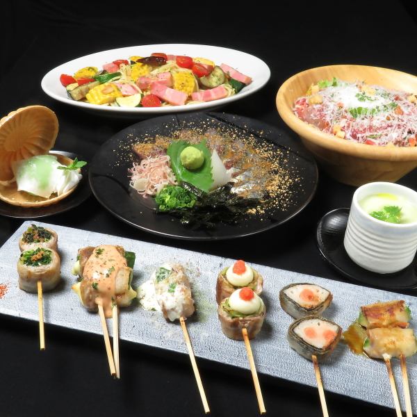 We offer courses with 2 hours of all-you-can-drink, perfect for welcoming and farewell parties and other banquets, from 5,500 yen (tax included).