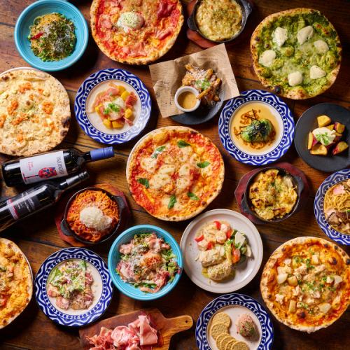 ◎30 kinds of pizza and a variety of dishes