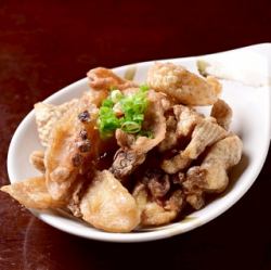 パリパリ鶏皮ポン酢