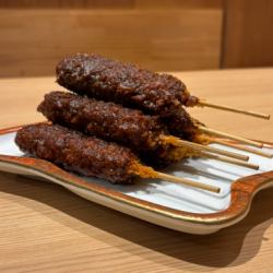 Pork kushikatsu (1 skewer) with dote miso
