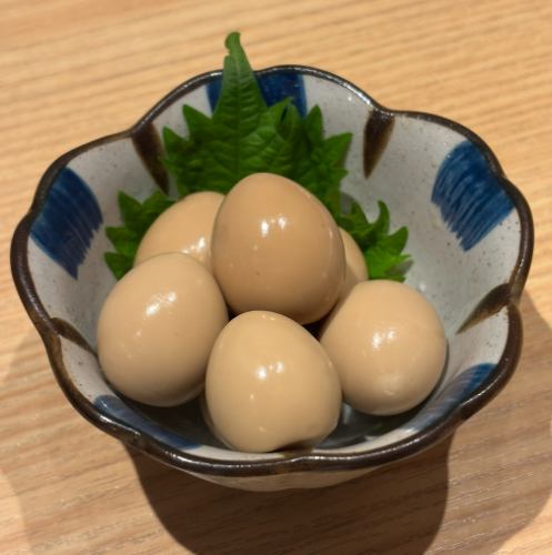 うずら卵の燻製