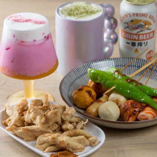 新鮮なフルーツを使った特製ドリンク♪