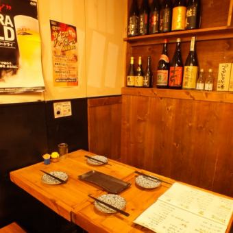 There are table seats, of course! There is no doubt that you will deepen relationship with friends with Yakitori of COSPA ◎, delicious sake, the lively atmosphere of the store and the atmosphere.