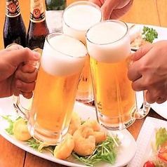 当店自慢の6種類のビールを90分飲み放題です♪