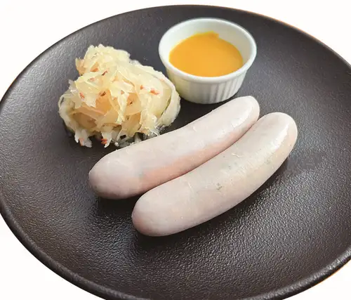 Kadoya's White Sausage with Apple Mustard
